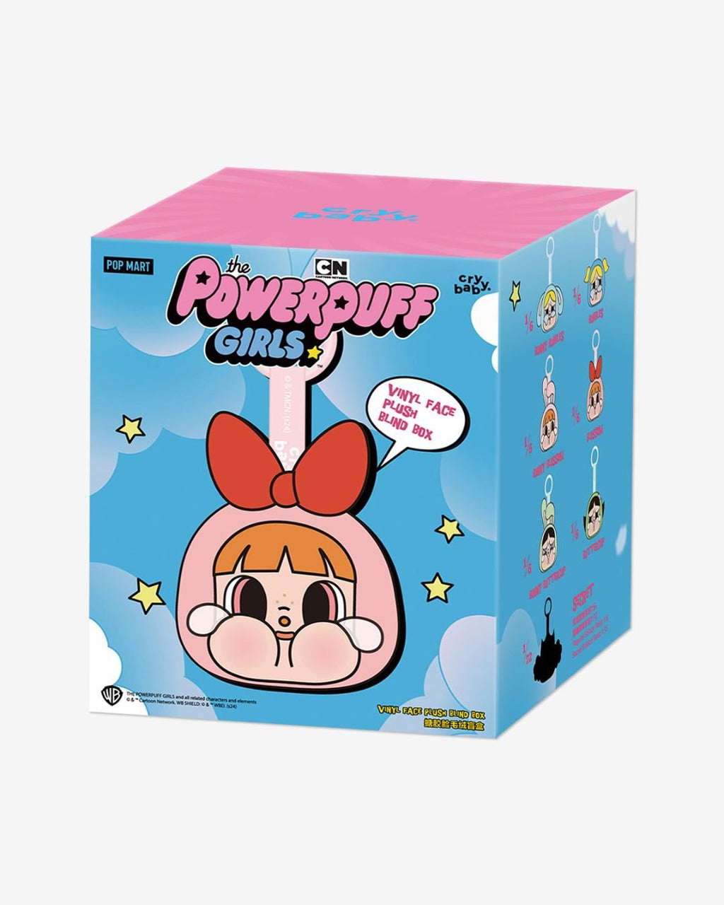 Pop Mart Crybaby x Powerpuff Girls Vinyl Face Plush Blind Box