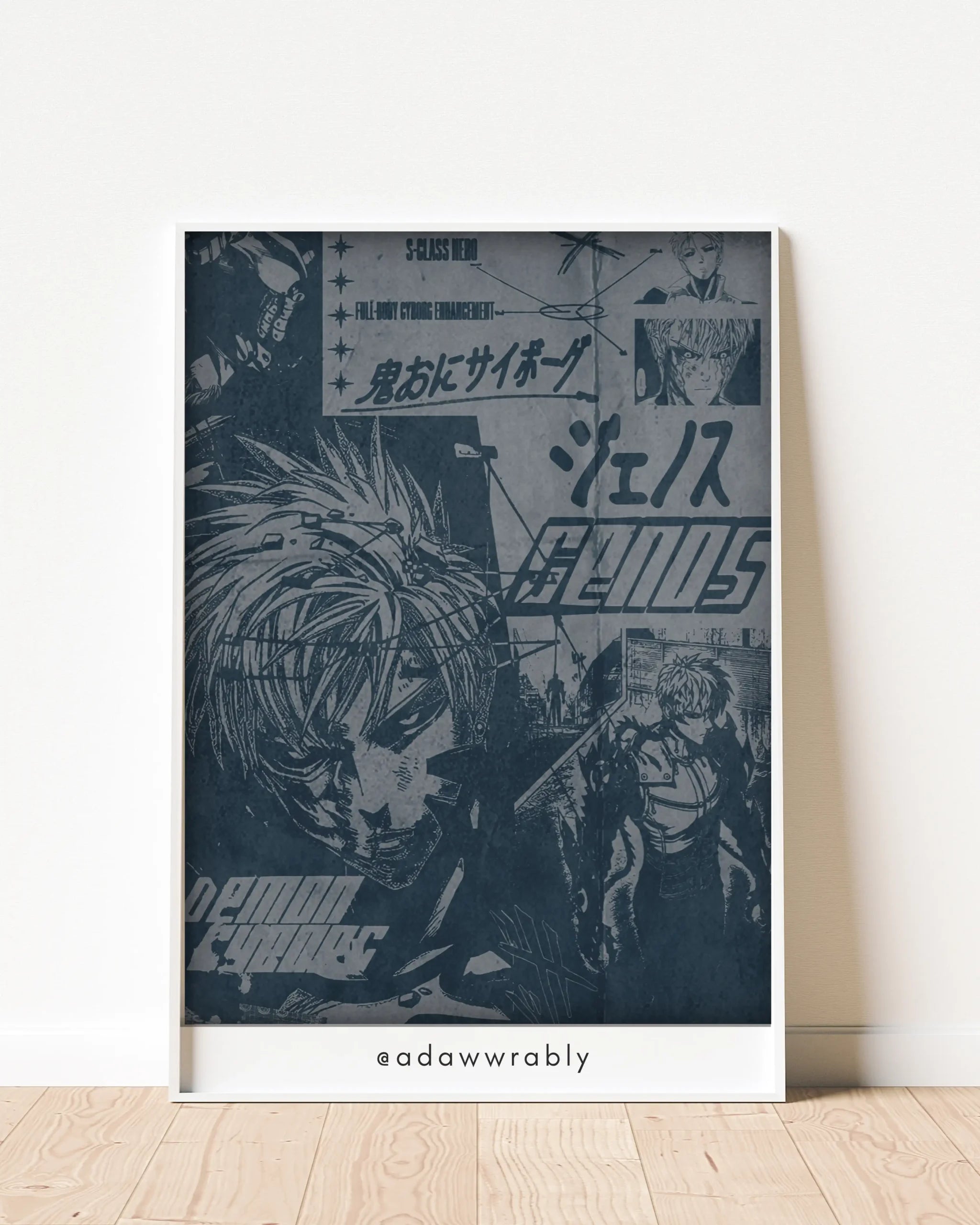 Genos Duotone Poster