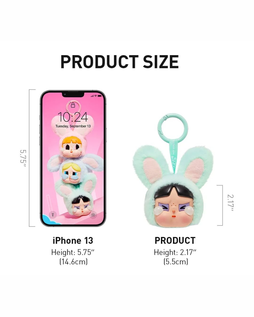 Pop Mart Crybaby x Powerpuff Girls Vinyl Face Plush Blind Box