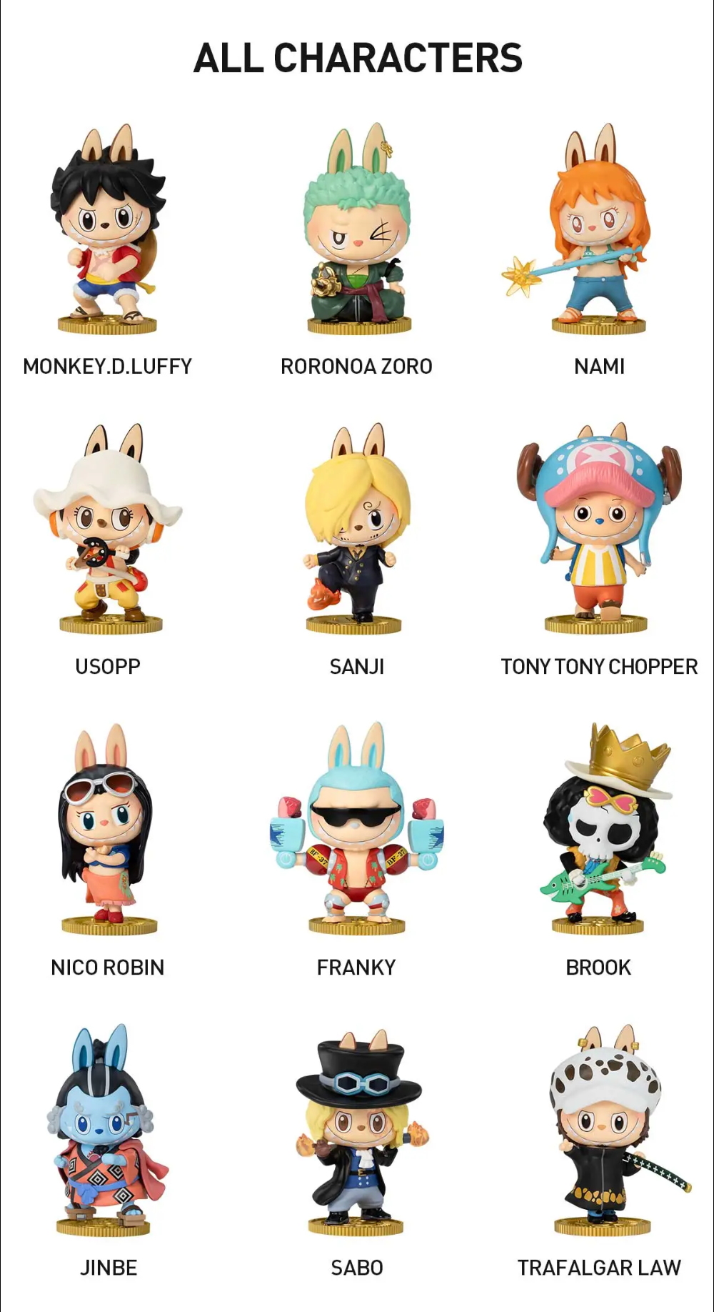 POPMART The Monsters x One Piece Edition