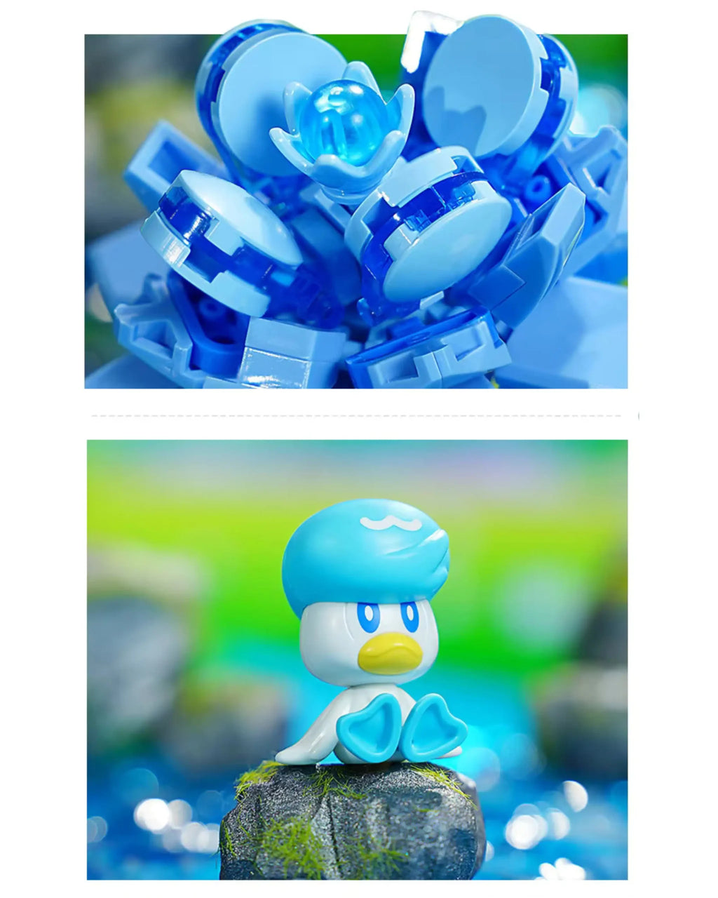 Pokemon Flowerpot Potted Plant, Quaxly Building Blocks