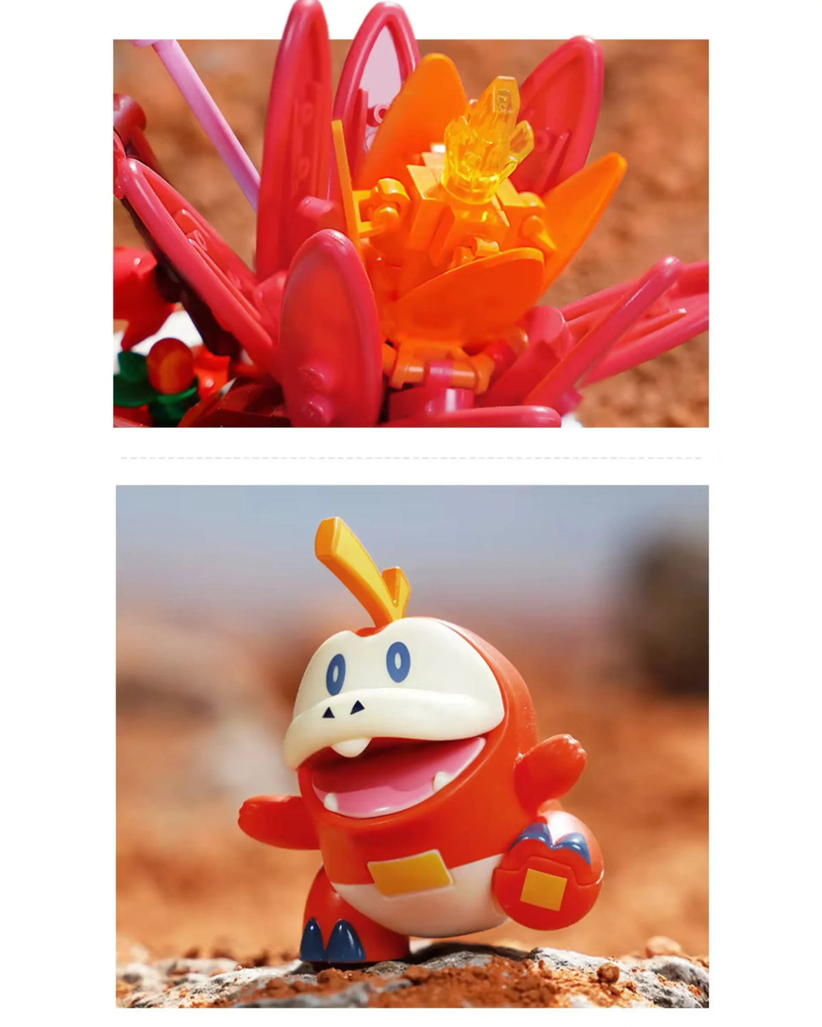 Pokemon Flowerpot Potted Plant, Fuecoco Building Blocks