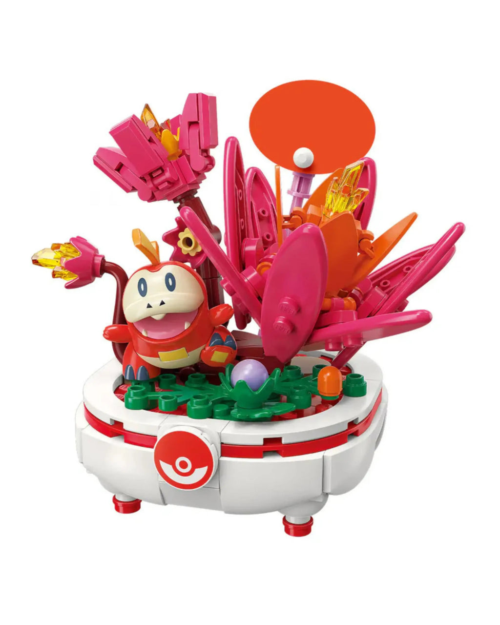Pokemon Flowerpot Potted Plant, Fuecoco Building Blocks