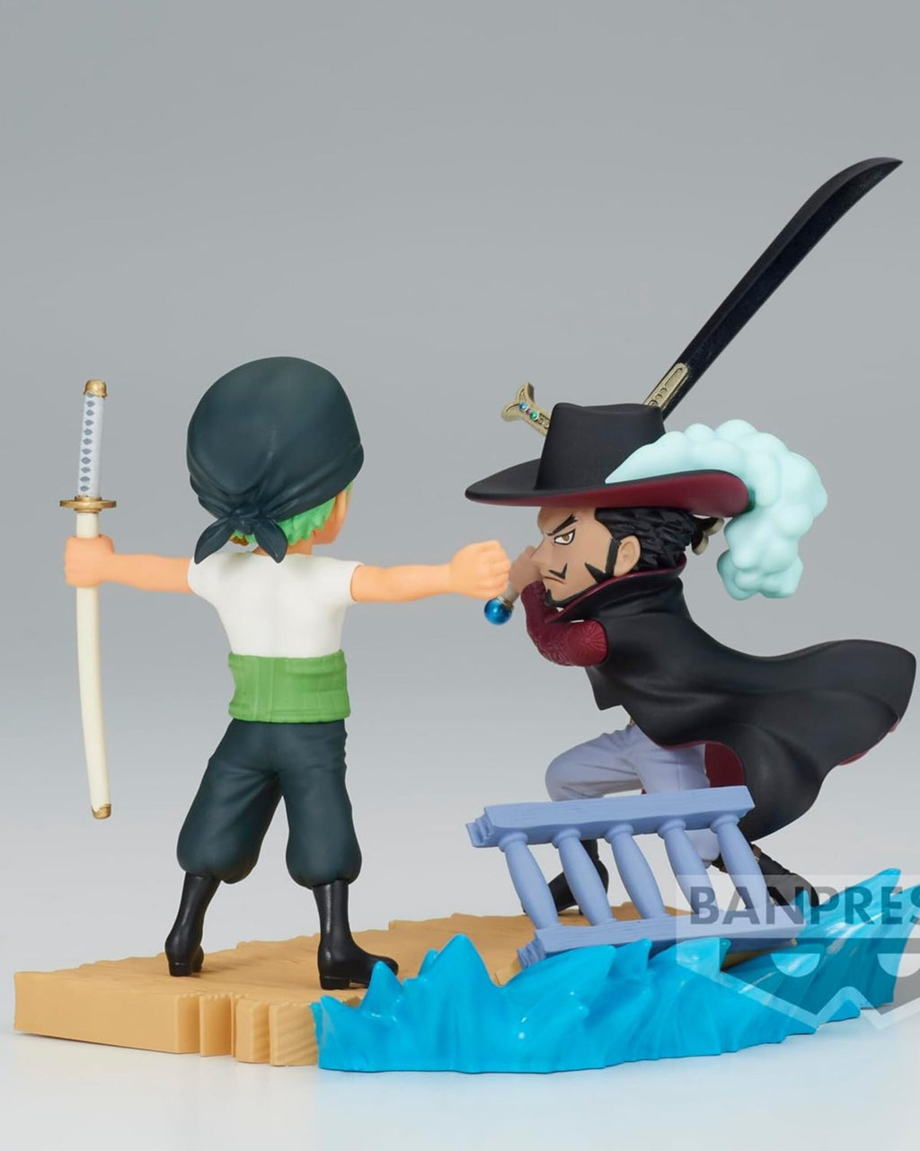 Banpresto - One Piece - Log Stories - Roronoa Zoro vs Dracule Mihawk, Bandai Spirits World Collectable Figure