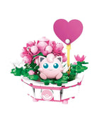 Pokemon Flowerpot Potted Plant, Jigglypuff Building Blocks
