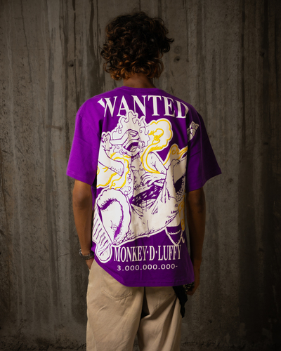 Luffy Wanted Oversize Tshirt