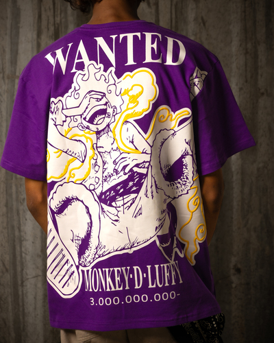 Luffy Wanted Oversize Tshirt
