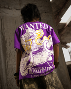 Luffy Wanted Oversize Tshirt
