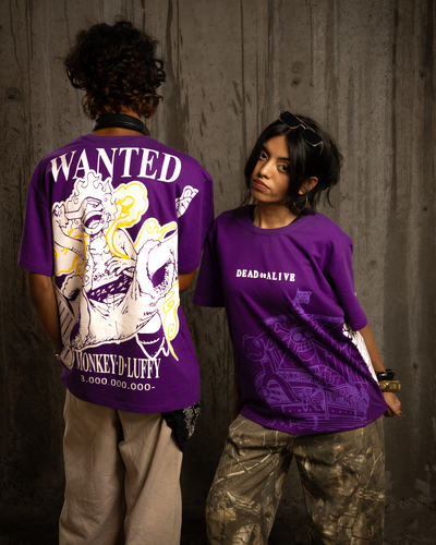 Luffy Wanted Oversize Tshirt