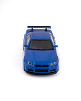 MINI GT Nissan Skyline GT-R (R34) V-Spec Bayside Blue