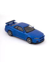 MINI GT Nissan Skyline GT-R (R34) V-Spec Bayside Blue