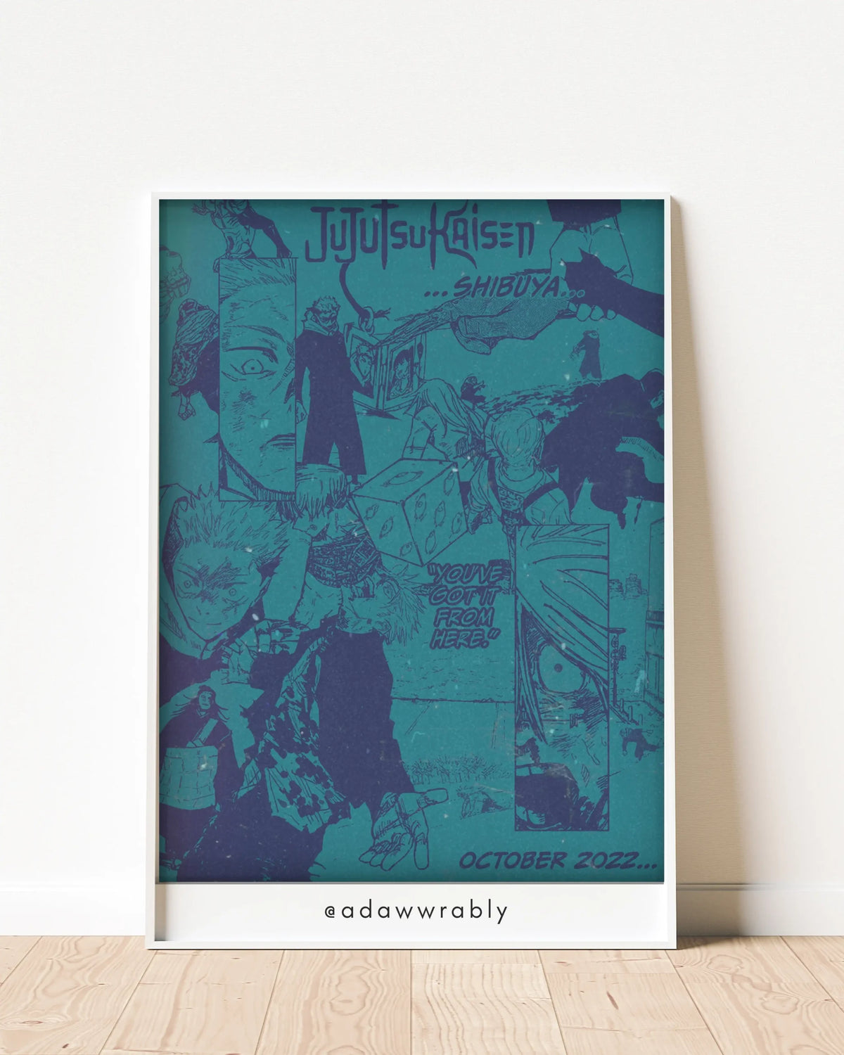 Jujutsu Kaisen Duotone Poster