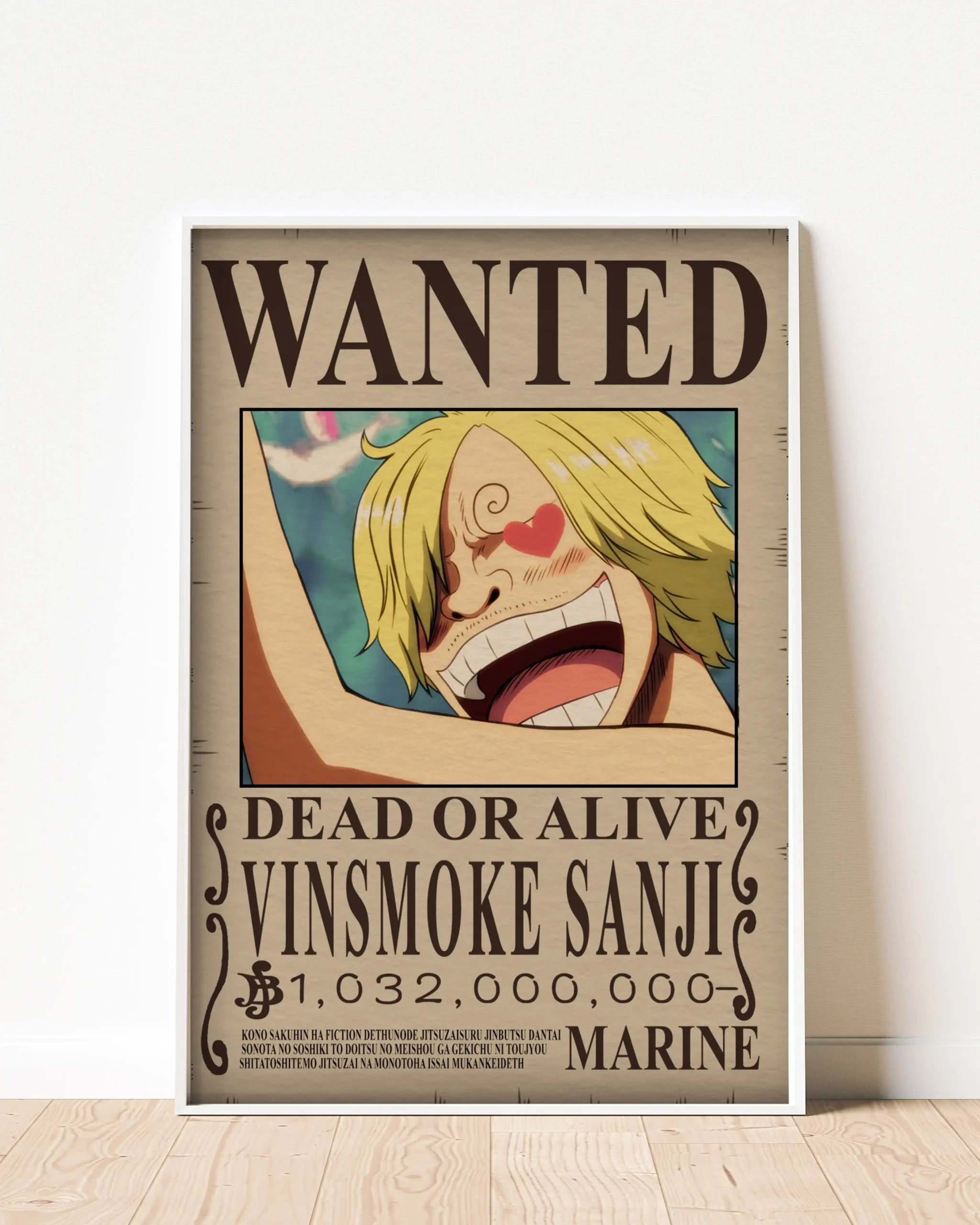 Vinsmoke Sanji Wanted Poster