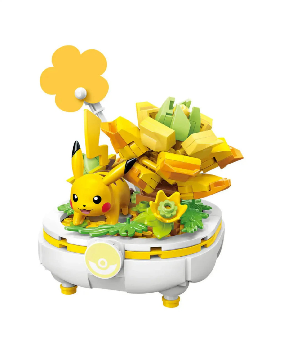 Pokemon Flowerpot Potted Plant, Pikachu Building Blocks