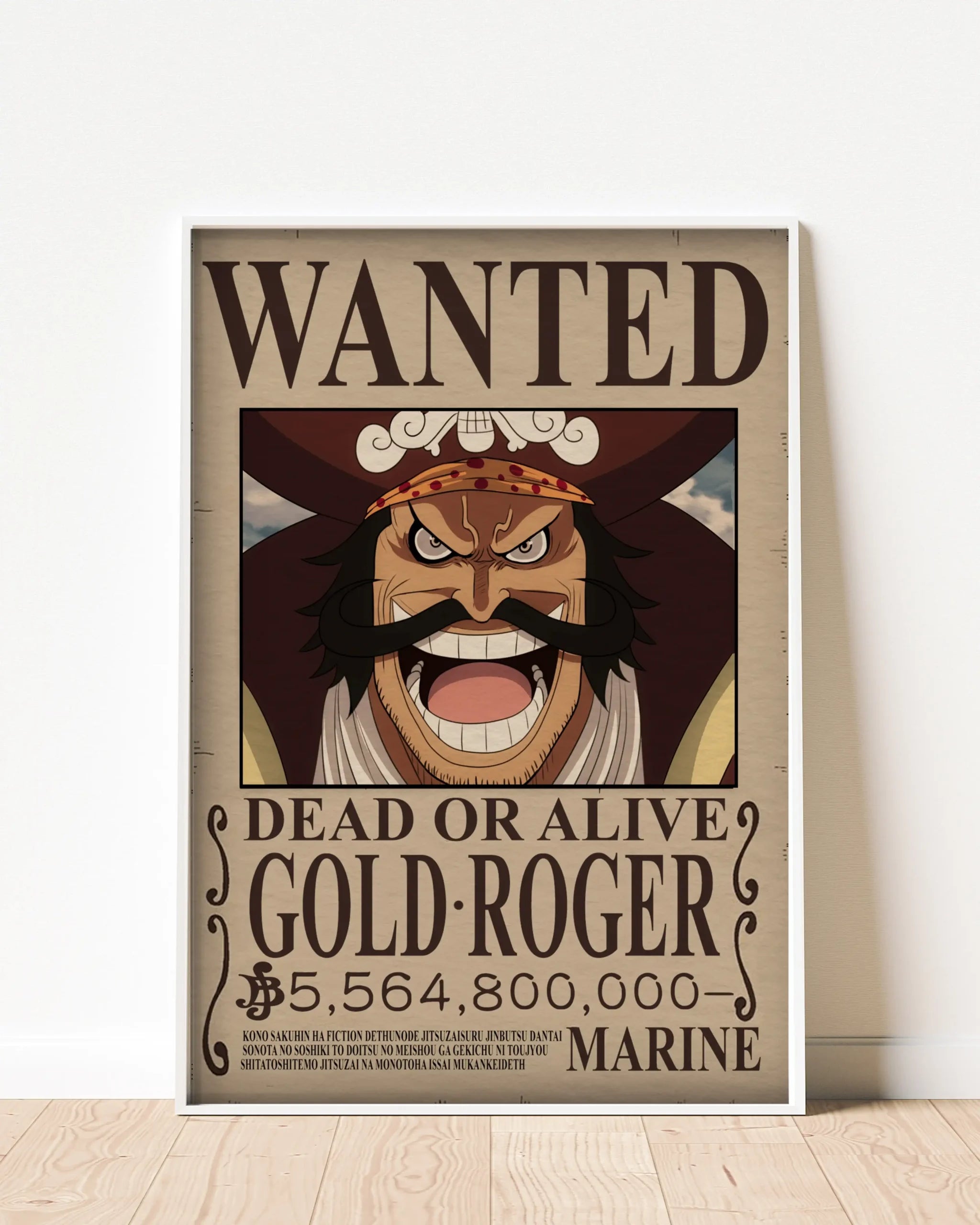Gol D. Roger Wanted Poster