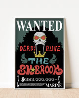 Soul King Brook Wanted Poster