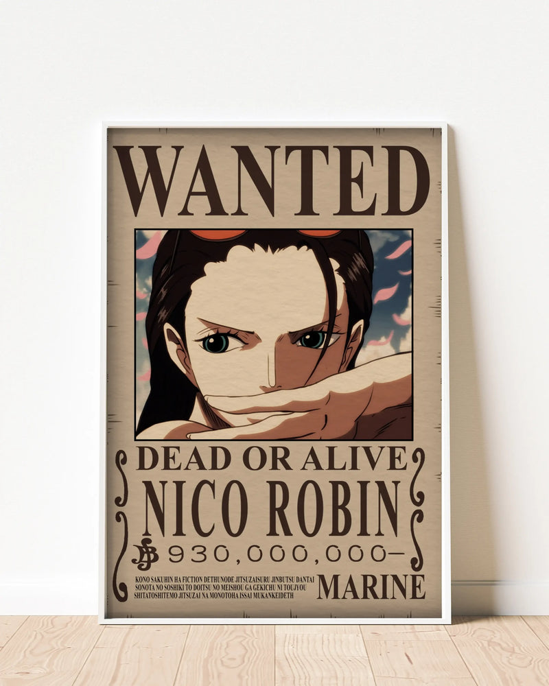 Niko Robin Wanted Poster