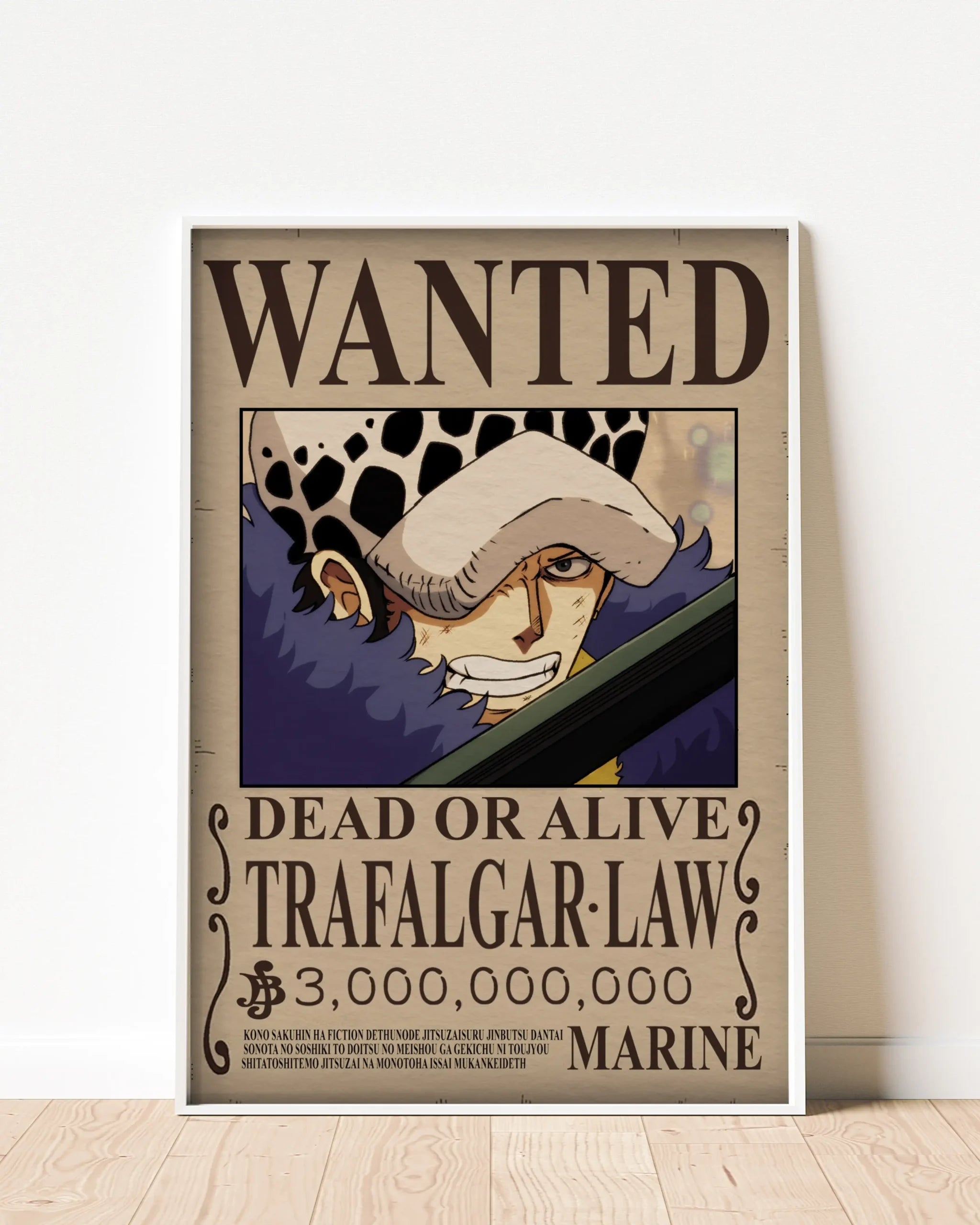 Trafalgar Law Wanted Poster