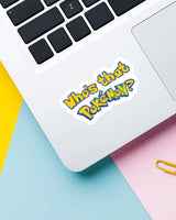 Pokemon Trivia Sticker