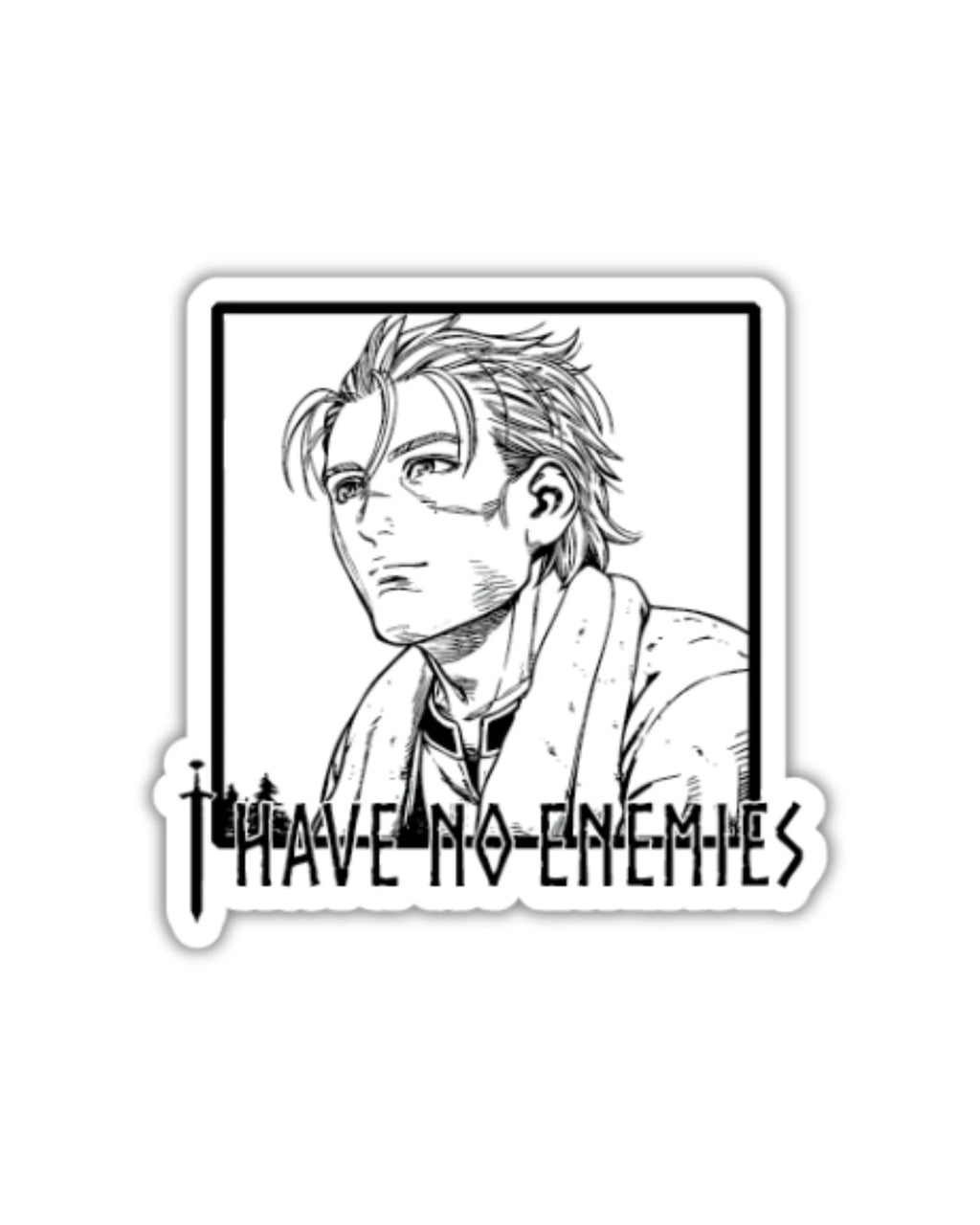 No Enemies Sticker