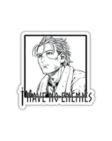 No Enemies Sticker