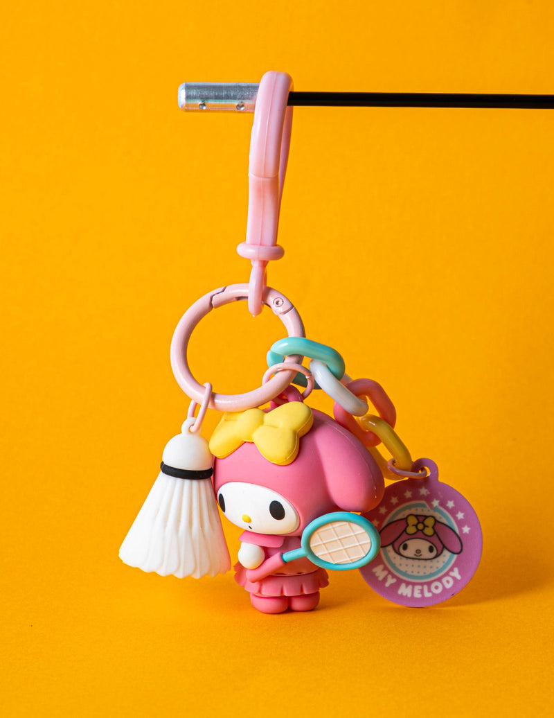 Badminton Star Hello Kitty Keychain