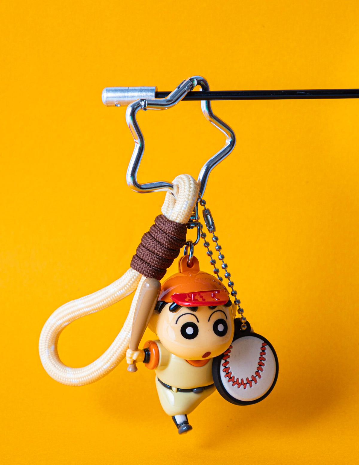 Baseball Star Shinchan Keychain