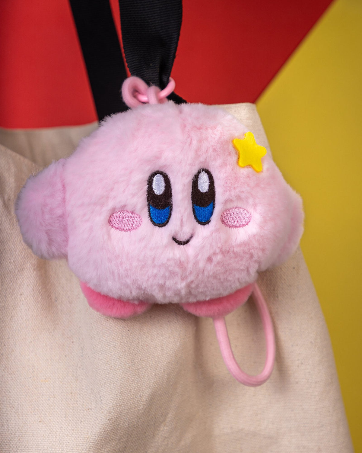 Kirby Blue Eyes Pouch Plushie Keychain