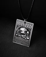 One Piece Luffy Wanted Poster Necklace