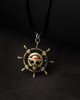 One Piece Straw Hats Steer Necklace