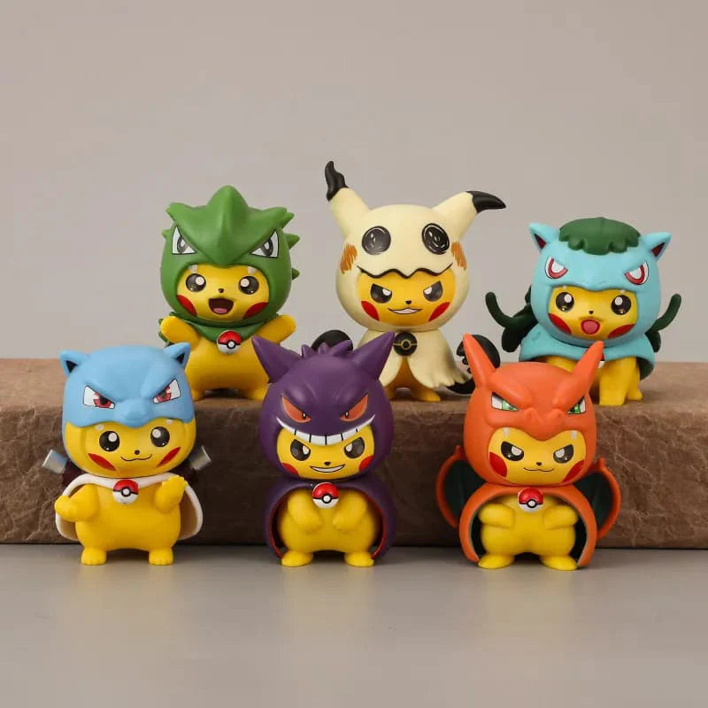 Pikachu Cosplay Set of 6