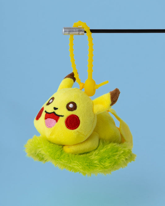 Resting Pikachu Plushie Keychain