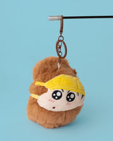 Shinchan Schoolbag Capybara Plushie Keychain