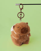 Shiro Schoolbag Capybara Plushie Keychain