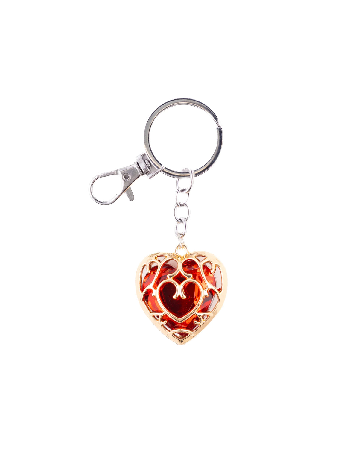 Legend of Zelda Red Heart Keychain
