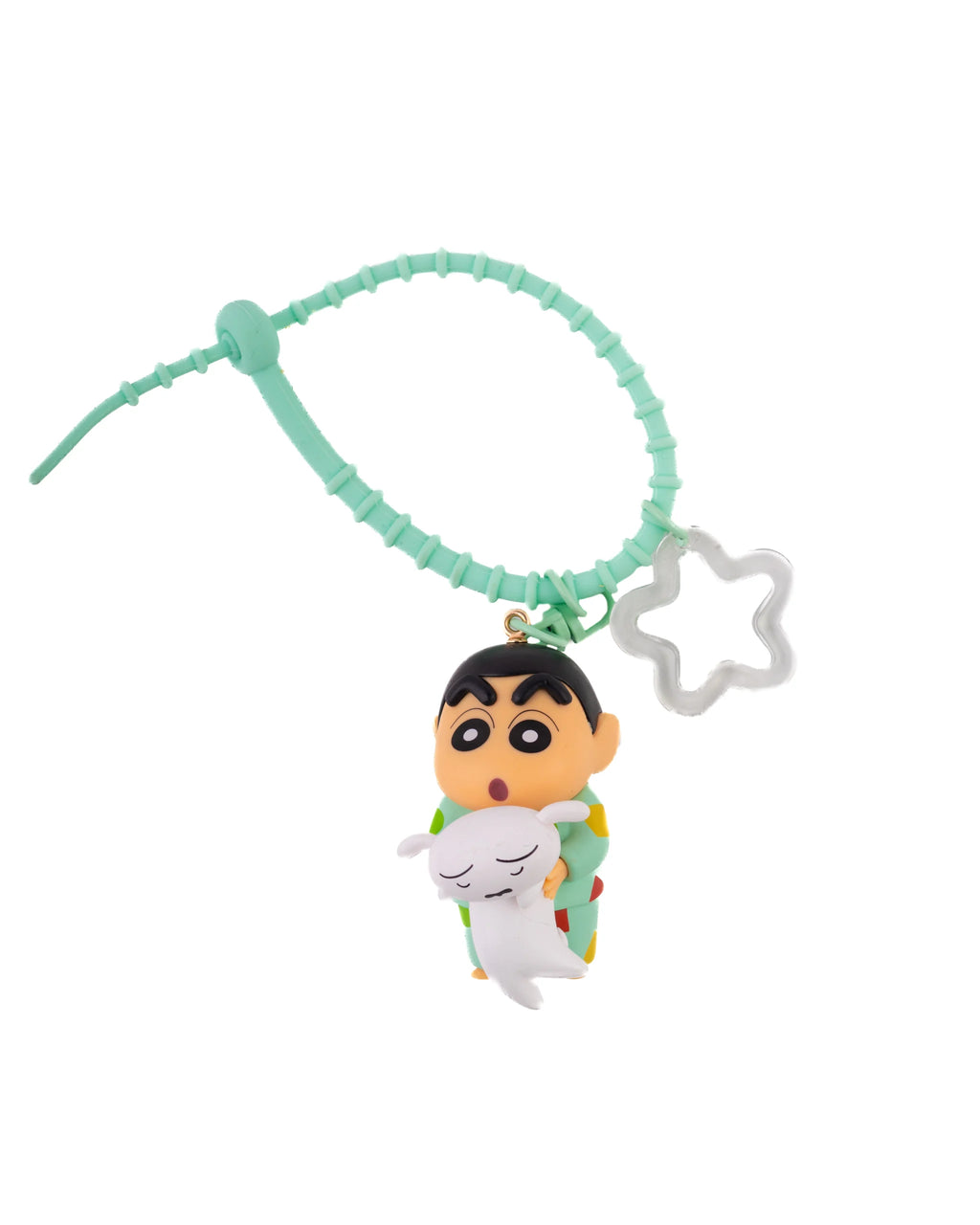 Shinchan with Shiro Keychain