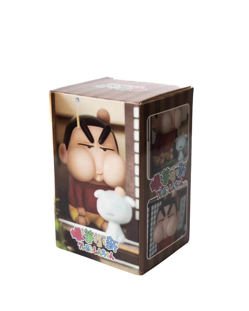 Frowning Shinchan and Shiro